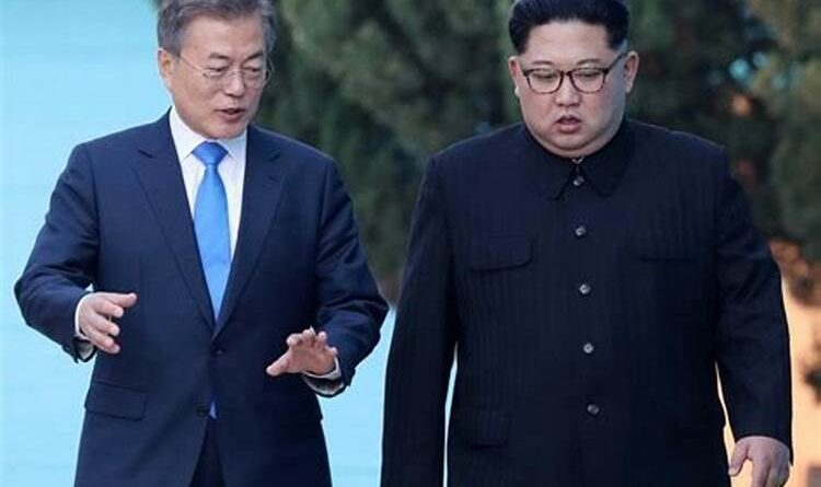 Les deux présidents de la Corée du Nord et du Sud