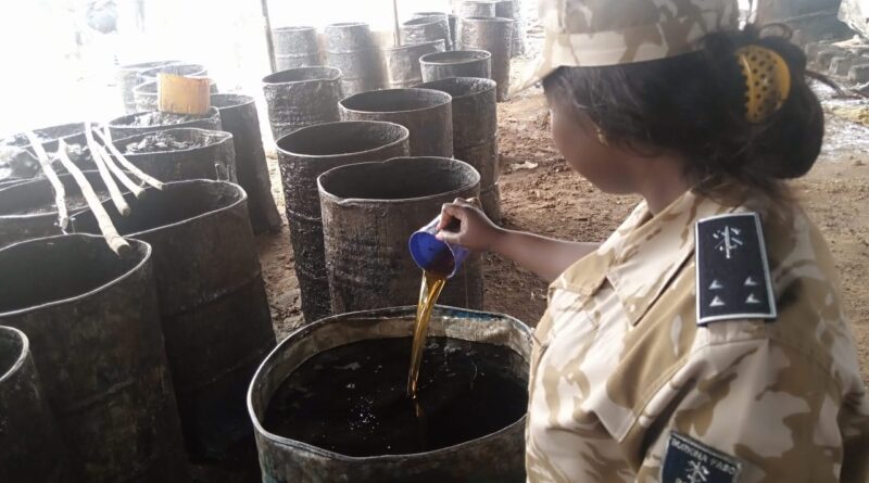 Burkina-Huile de vidange transformées en huiles alimentaires
