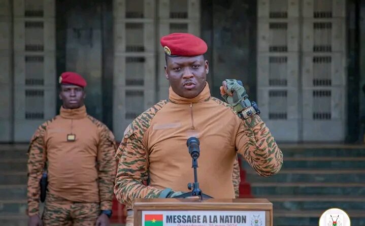 le capitaine Ibrahim Traoré-Président de transition-Burkina Faso