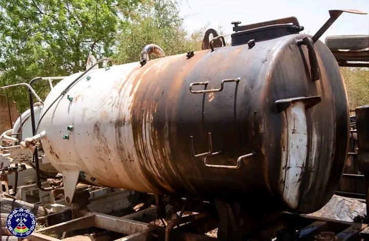 Une citerne dans laquelle ils transvasaient le carburant de la Sonabhy destiné à la Sonabel.