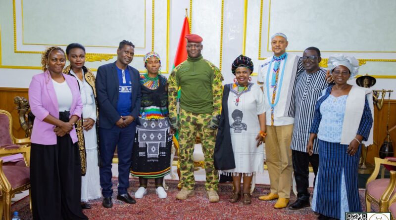 Le Président du Faso, le Capitaine Ibrahim Traoré et Mouvement panafricain Afrique et diaspora.