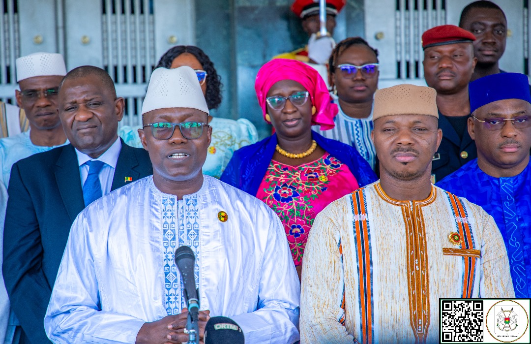 le Président du Conseil national de Transition (CNT) du Mali, le Colonel Malick DIAW