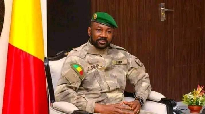 Le Président de la Transition du Mali, le colonel Assimi Goïta.