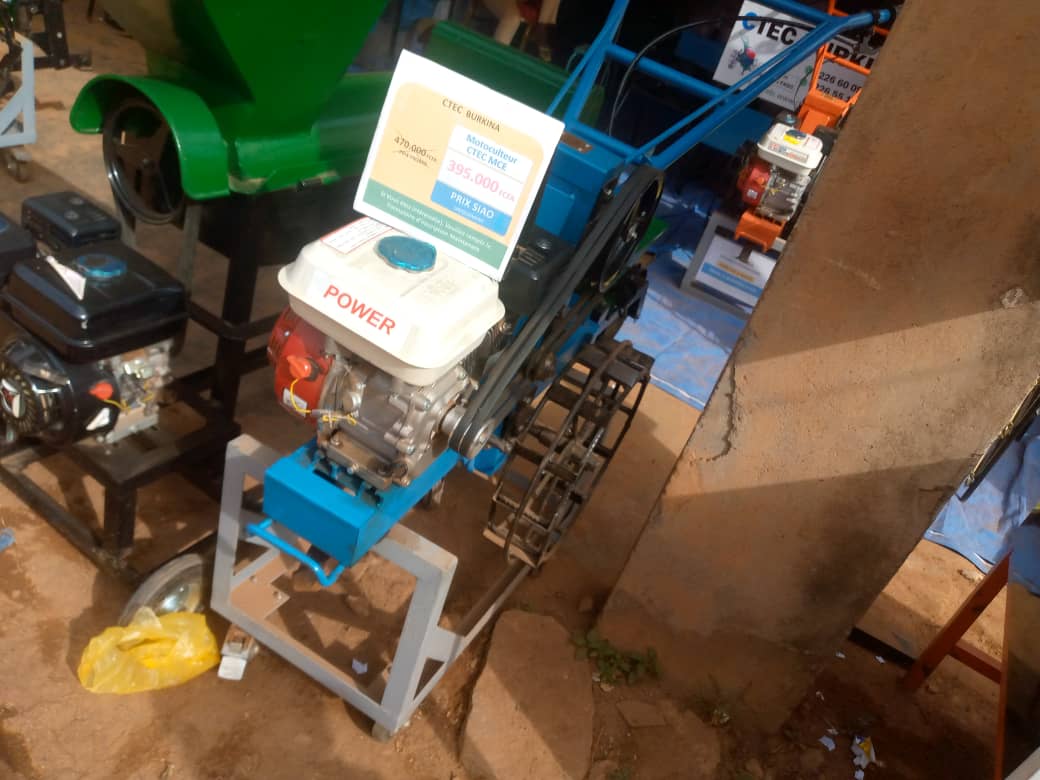 SIAO,petit motoculteur de fabrication locale de l'entreprise CTEC Burkina