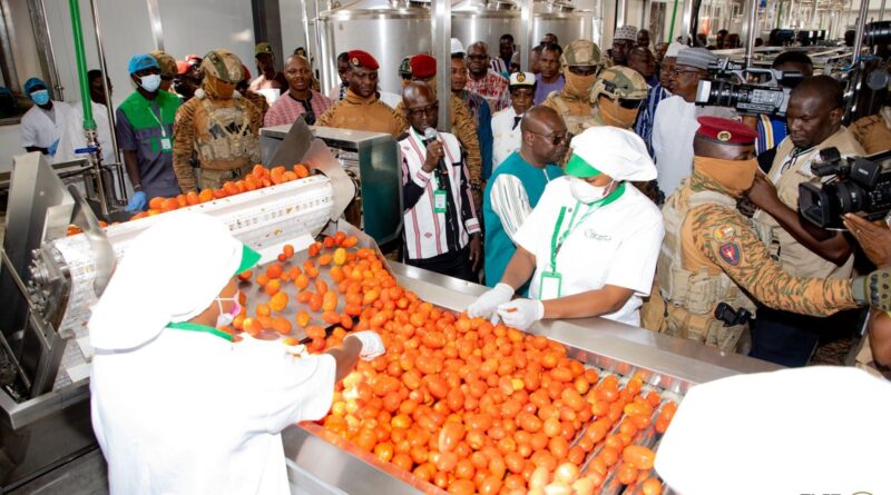 Inauguration de l'usine de transformation de tomate de Bobo-Dioulass