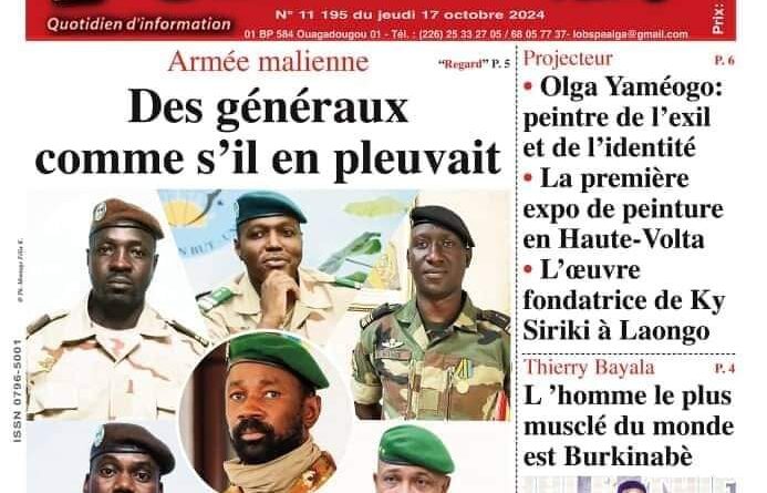 Médias: L’Observateur Paalga convoqué par le CSP pour un article sur le Mali