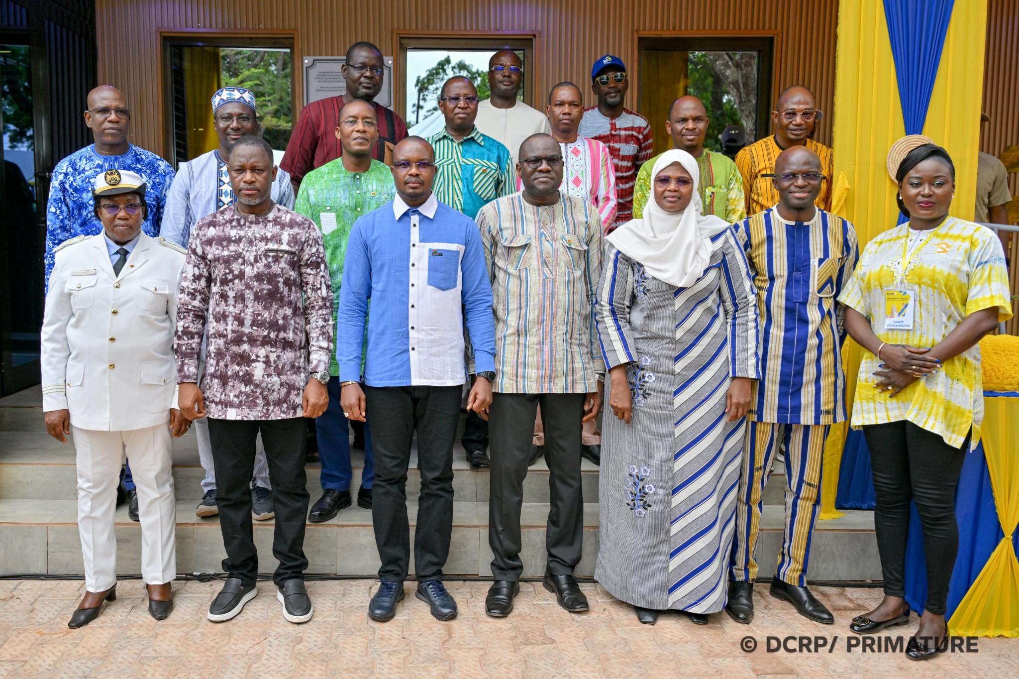 La délégation gouvernementale et les autorités administratives du Guiriko.