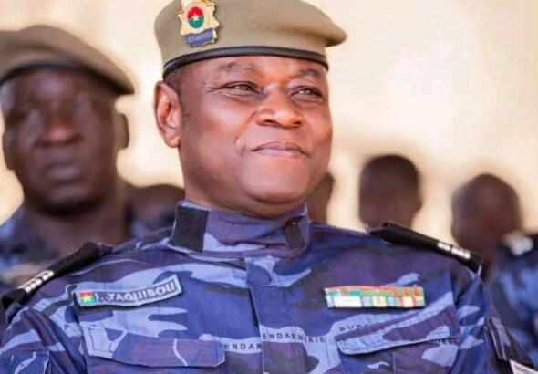 Le Colonel Issa Yaguibou, chef d’état-major de la Gendarmerie nationale du Burkina Faso.
