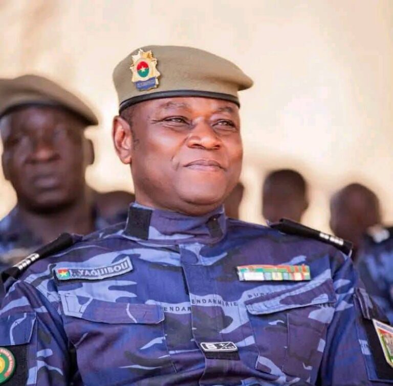 Le Colonel Issa Yaguibou, chef d’état-major de la Gendarmerie nationale du Burkina Faso.