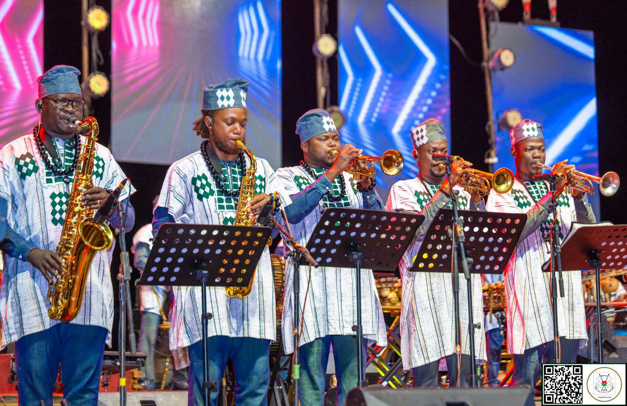 La formation musicale de la présidence du Faso, a livré un grand spectacle sur l’esplanade du stade Général-Aboubacar-Sangoulé-Lamizana.